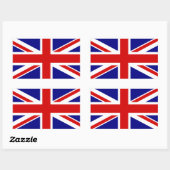 Sticker Rectangulaire Le drapeau Union Jack (Feuille)