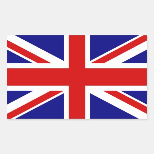 Sticker Rectangulaire Le drapeau Union Jack (Devant)