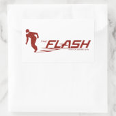 Sticker Rectangulaire Le Flash | Logo du nom du super héros (Sac)