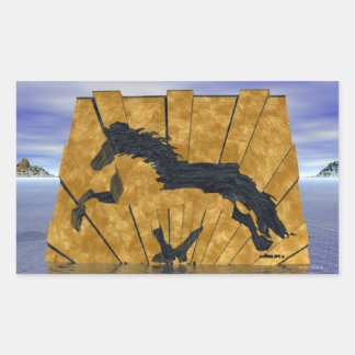 Sticker Rectangulaire Le Golden Islandais