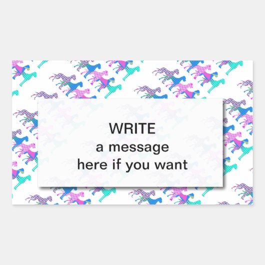Sticker Rectangulaire Le Grand Danois Pat (Devant)
