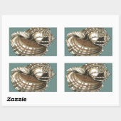 Sticker Rectangulaire Le joyau de l'océan (Feuille)