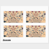 Sticker Rectangulaire Le Kaleidoscope Africain Vibrant : Un Plaisir Pais (Feuille)