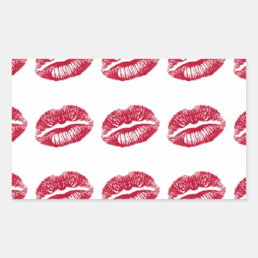 Sticker Rectangulaire Le Kiss (Devant)