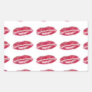 Sticker Rectangulaire Le Kiss