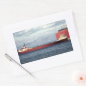 Sticker Rectangulaire Le légendaire S.S. Edmund Fitzgerald (Enveloppe)