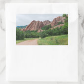 Sticker Rectangulaire Le long du sentier à Roxborough (Sac)
