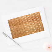 Sticker Rectangulaire Le Look of Lactransversalement Wicker Basketweave (Enveloppe)