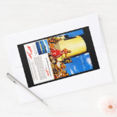 Sticker Rectangulaire Le Lurline est Hawaï (Enveloppe)