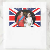 Sticker Rectangulaire Le Mariage royal 14 (Sac)