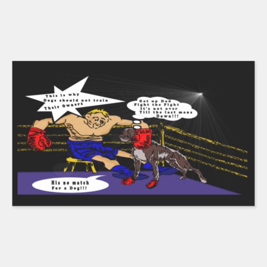 Sticker Rectangulaire Le Match (Devant)