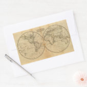 Sticker Rectangulaire Le Monde 2 (Enveloppe)