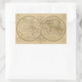 Sticker Rectangulaire Le monde 3 (Sac)