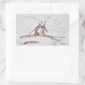 Sticker Rectangulaire Le Moulin de Moidrey | Pontorson (Sac)