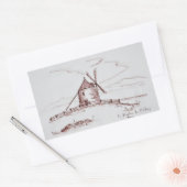 Sticker Rectangulaire Le Moulin de Moidrey | Pontorson (Enveloppe)