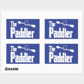 Sticker Rectangulaire Le Paddler (Feuille)