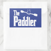 Sticker Rectangulaire Le Paddler (Sac)
