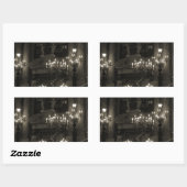 Sticker Rectangulaire Le Palais Garnier Paris (Feuille)