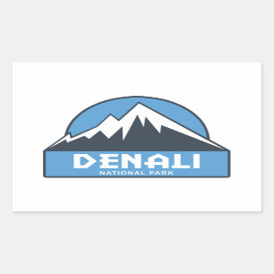 Sticker Rectangulaire Le Parc national de Denali