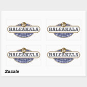 Sticker Rectangulaire Le Parc national de Haleakala (Feuille)