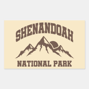 Sticker Rectangulaire Le Parc national de Shenandoah