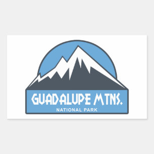 Sticker Rectangulaire Le Parc national des Monts Guadalupe