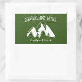 Sticker Rectangulaire Le Parc national des Monts Guadalupe (Sac)