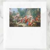 Sticker Rectangulaire le paysage idyll rococo de francois boucher shephe (Sac)