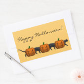 Sticker Rectangulaire Le plus long chat du monde (Enveloppe)