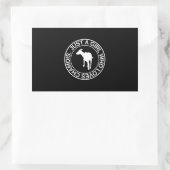 Sticker Rectangulaire Le Poison de la femme (Sac)