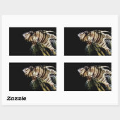 Sticker Rectangulaire Le poisson-Lion (Feuille)