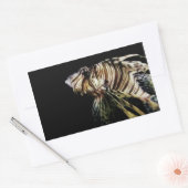 Sticker Rectangulaire Le poisson-Lion (Enveloppe)