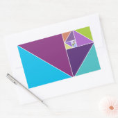 Sticker Rectangulaire Le ratio d'or (Enveloppe)