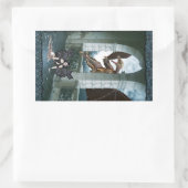 Sticker Rectangulaire Le repaire du Dragon (Sac)