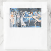 Sticker Rectangulaire Le rêve de la nuit d'été, William Blake (Sac)