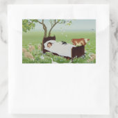Sticker Rectangulaire Le rêve de Lena (Sac)