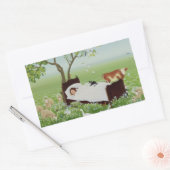 Sticker Rectangulaire Le rêve de Lena (Enveloppe)