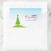 Sticker Rectangulaire Le Sapin (Sac)