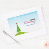 Sticker Rectangulaire Le Sapin (Enveloppe)