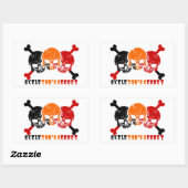 Sticker Rectangulaire Le secret de Skeleton (Feuille)