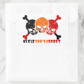 Sticker Rectangulaire Le secret de Skeleton (Sac)