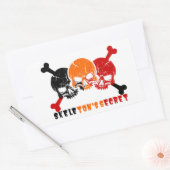 Sticker Rectangulaire Le secret de Skeleton (Enveloppe)