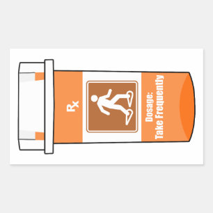 Sticker Rectangulaire Le snowshoeing est ma drogue