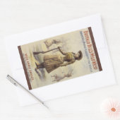 Sticker Rectangulaire Le spectacle du Far West de Buffalo Bill avec Anni (Enveloppe)