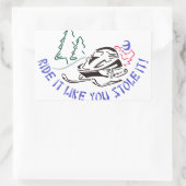 Sticker Rectangulaire Le Stocker (Sac)