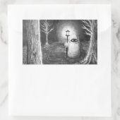 Sticker Rectangulaire Le Vagabond (Sac)