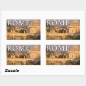 Sticker Rectangulaire Le Vatican | Italie, Rome (Feuille)