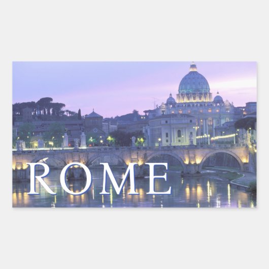 Sticker Rectangulaire Le Vatican | Rome, Italie (Devant)