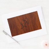 Sticker Rectangulaire Le zodiaque de Sagittaire signent dedans le style (Enveloppe)