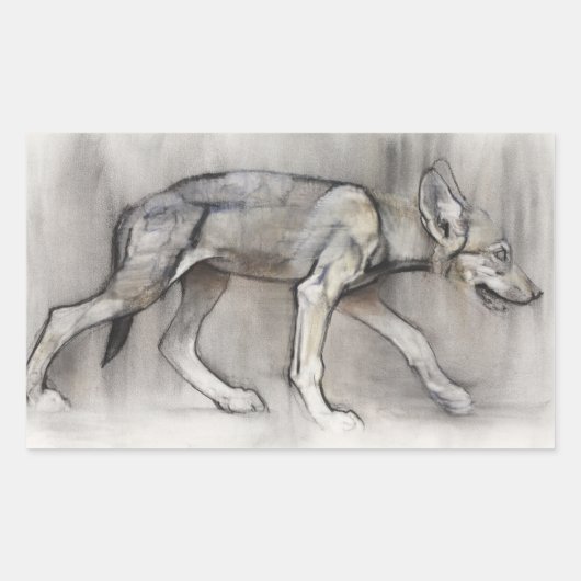 Sticker Rectangulaire Lean Pup (Devant)